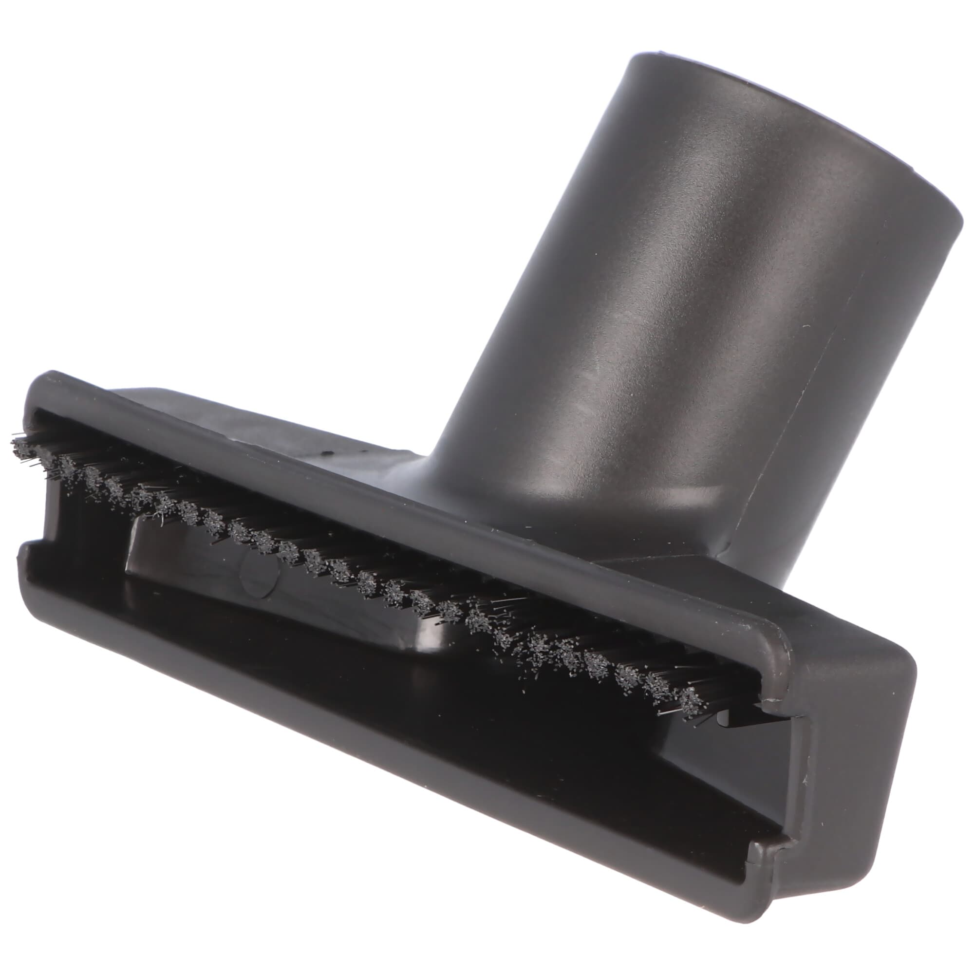 Buse de sol à poils de balayage 14cm pour aspirateurs avec raccord rond 35mm noir