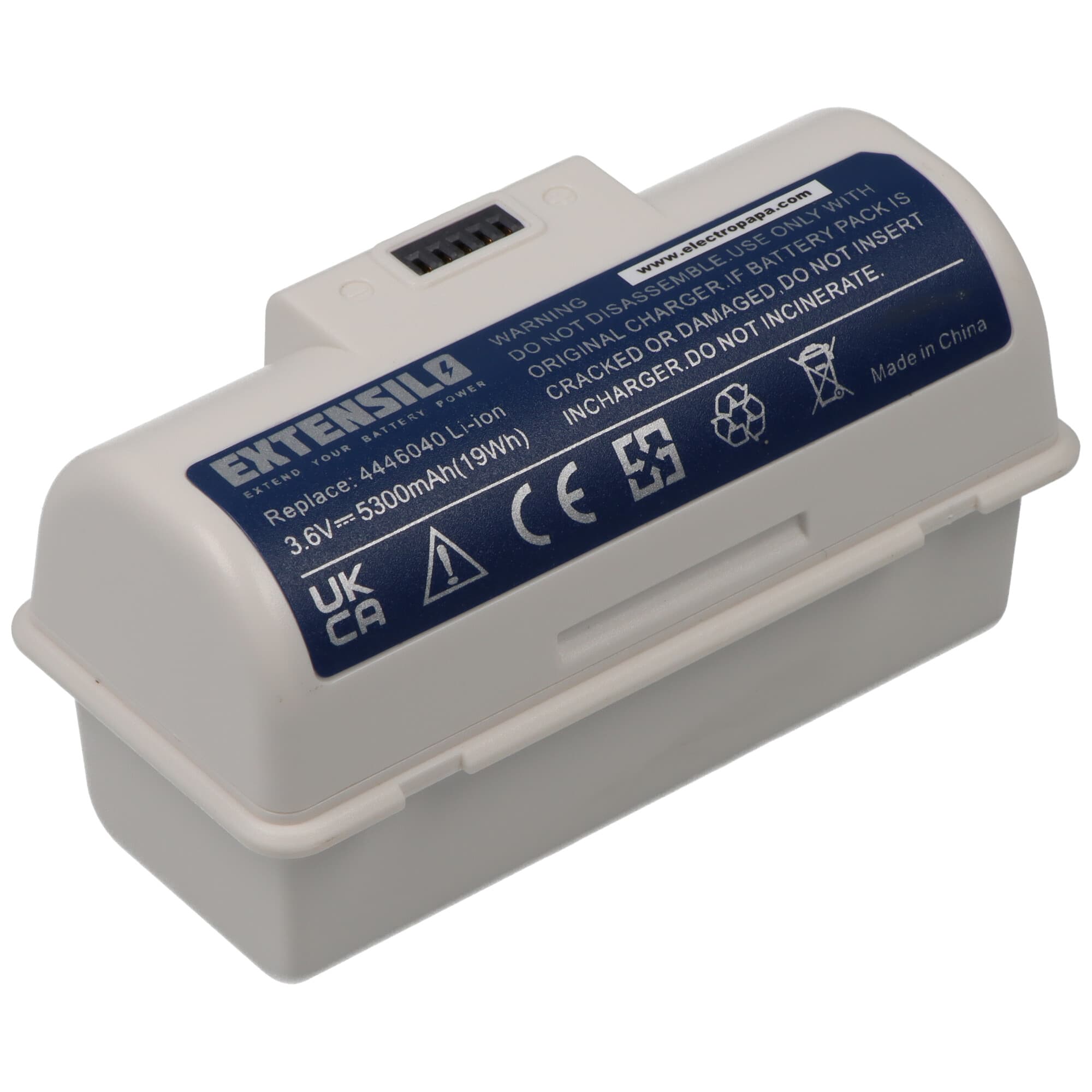 Batterie robot ménager pour remplacer iRobot BC674, 4446040 - 5300mAh 3.6V Li-Ion
